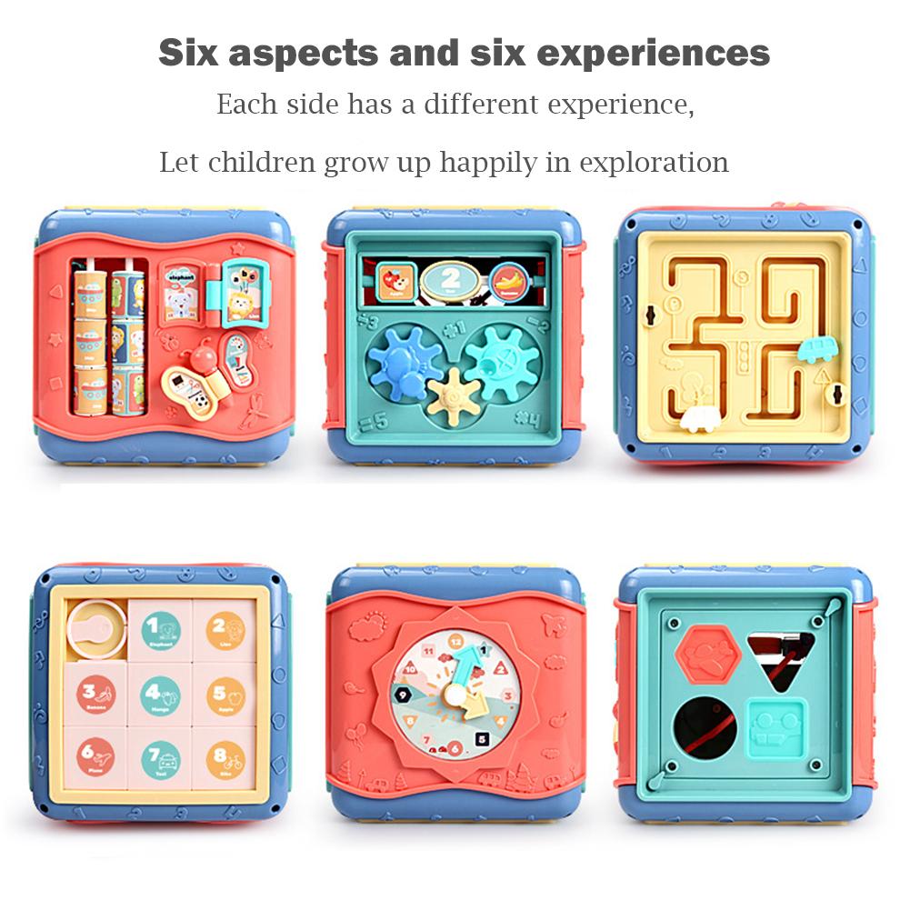 Giocattoli educativi Montessori Baby esaedri