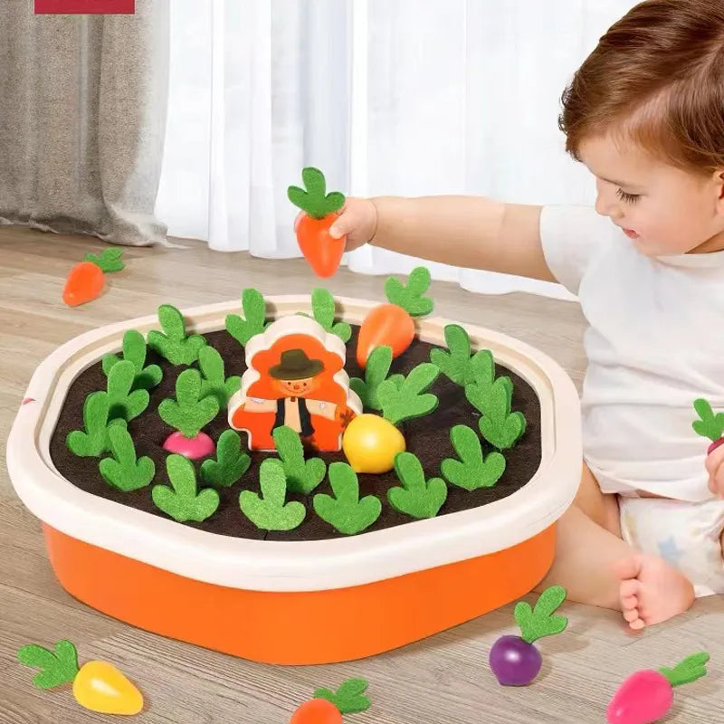Montessori Pull Carrot Set Counting Discovery Toys For Kids