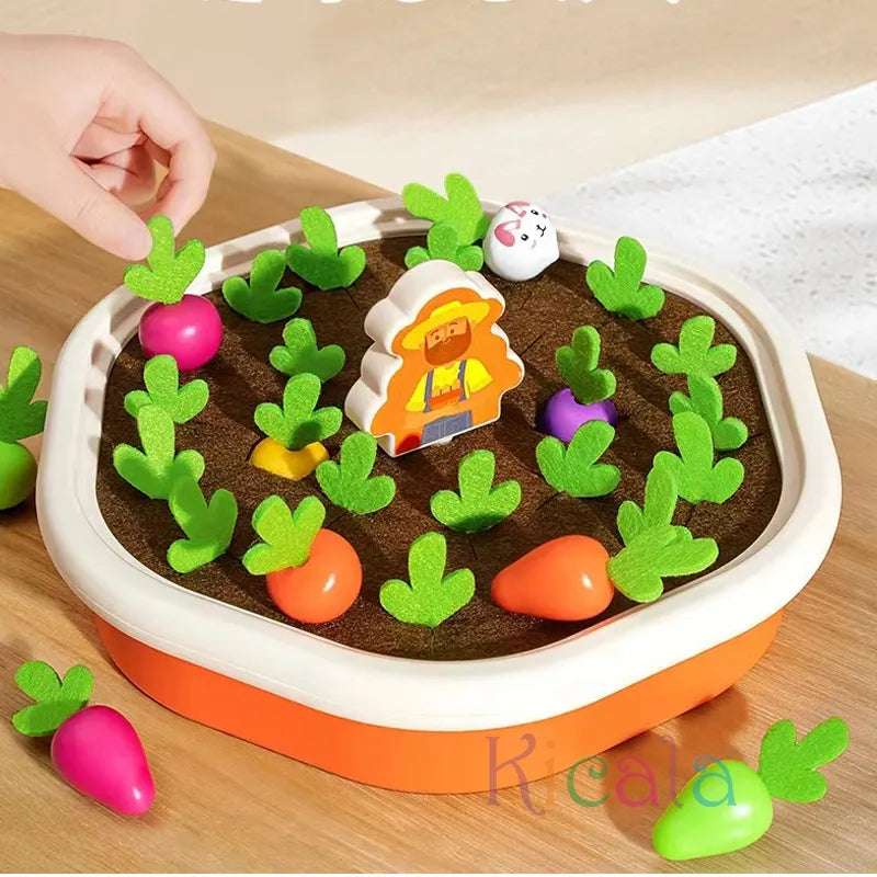 Montessori Pull Carrot Set Counting Discovery Toys For Kids