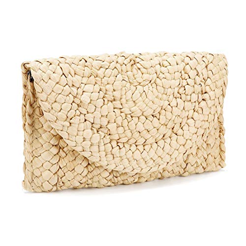 Straw Clutch Hand Woven Bag