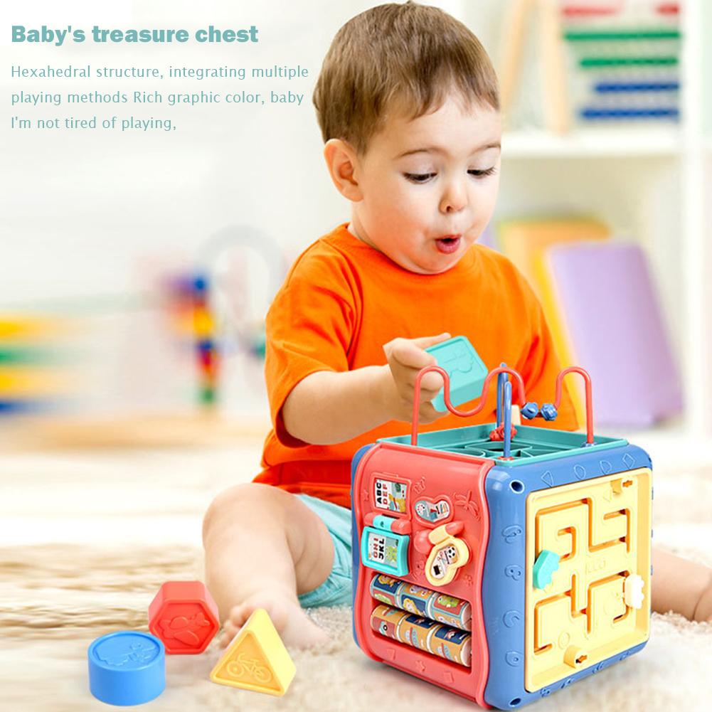 Montessori Baby hexahedron educational toys