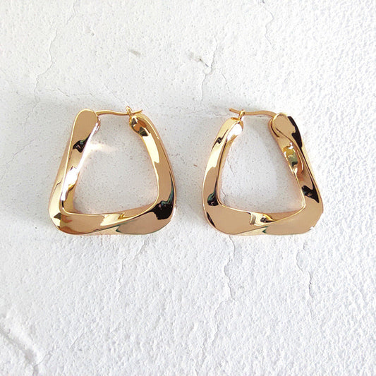 Irregular Eardrop Earring Female Simple Style