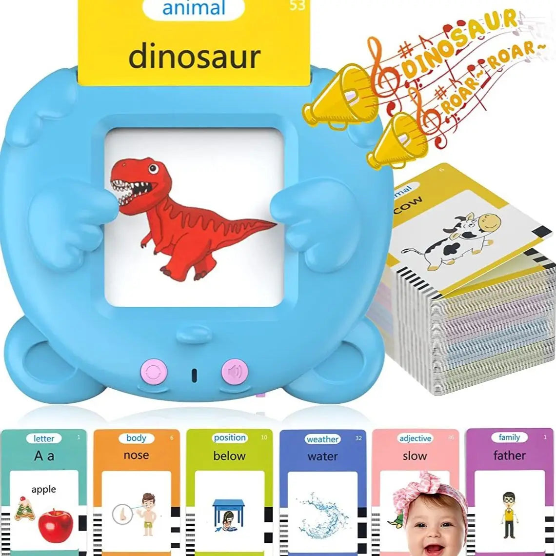Montessori Talking Flash Cards Educational Toys