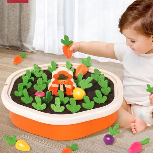 Montessori Pull Carrot Set Counting Discovery Toys For Kids