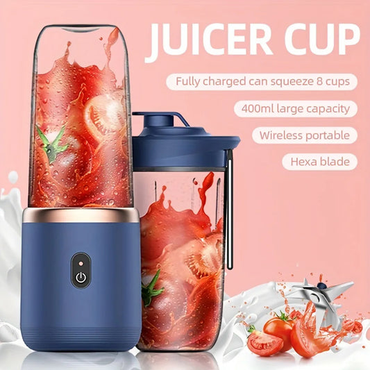 Double Cup Multifunction Usb Portable Fruit Mixers Juicers