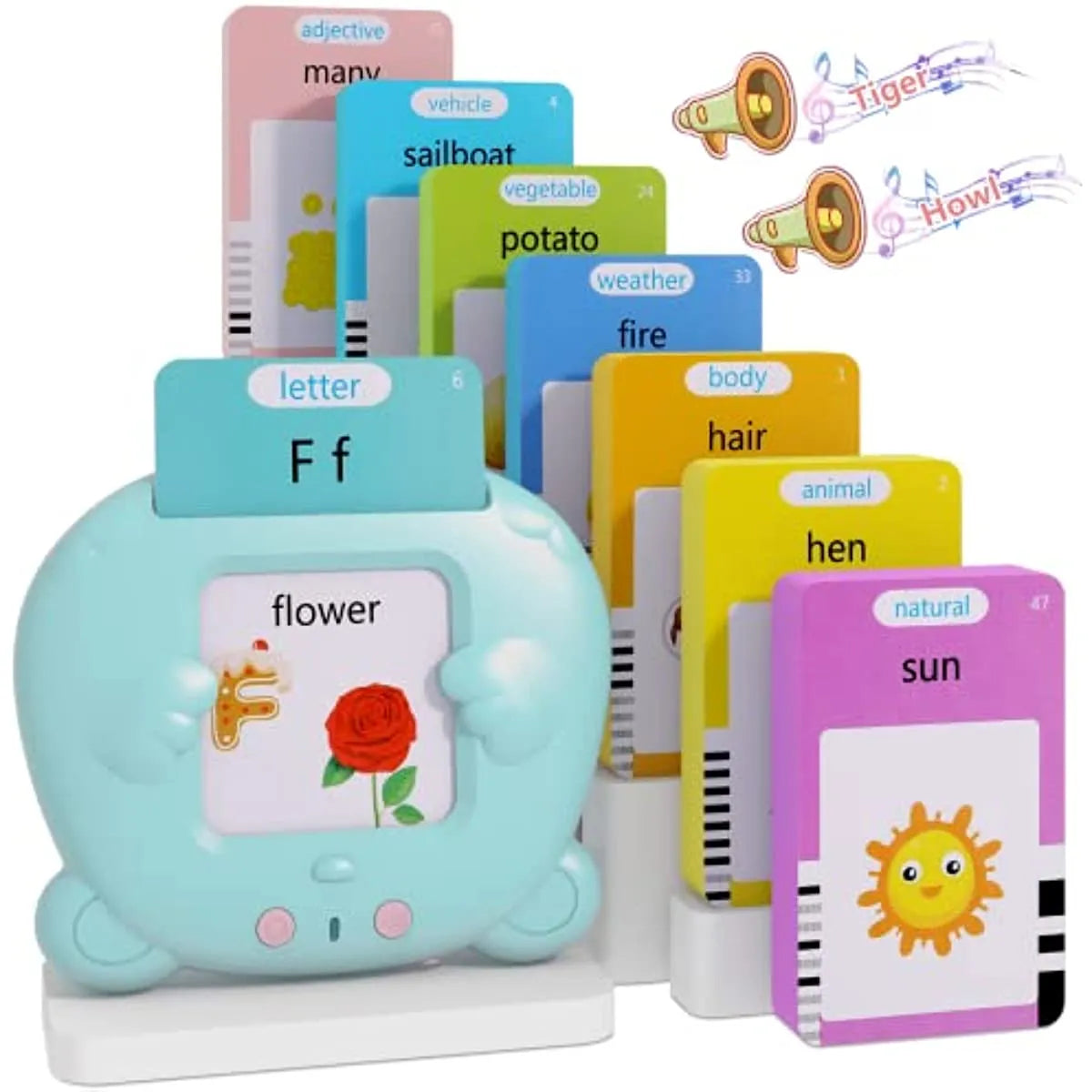 Montessori Talking Flash Cards Educational Toys