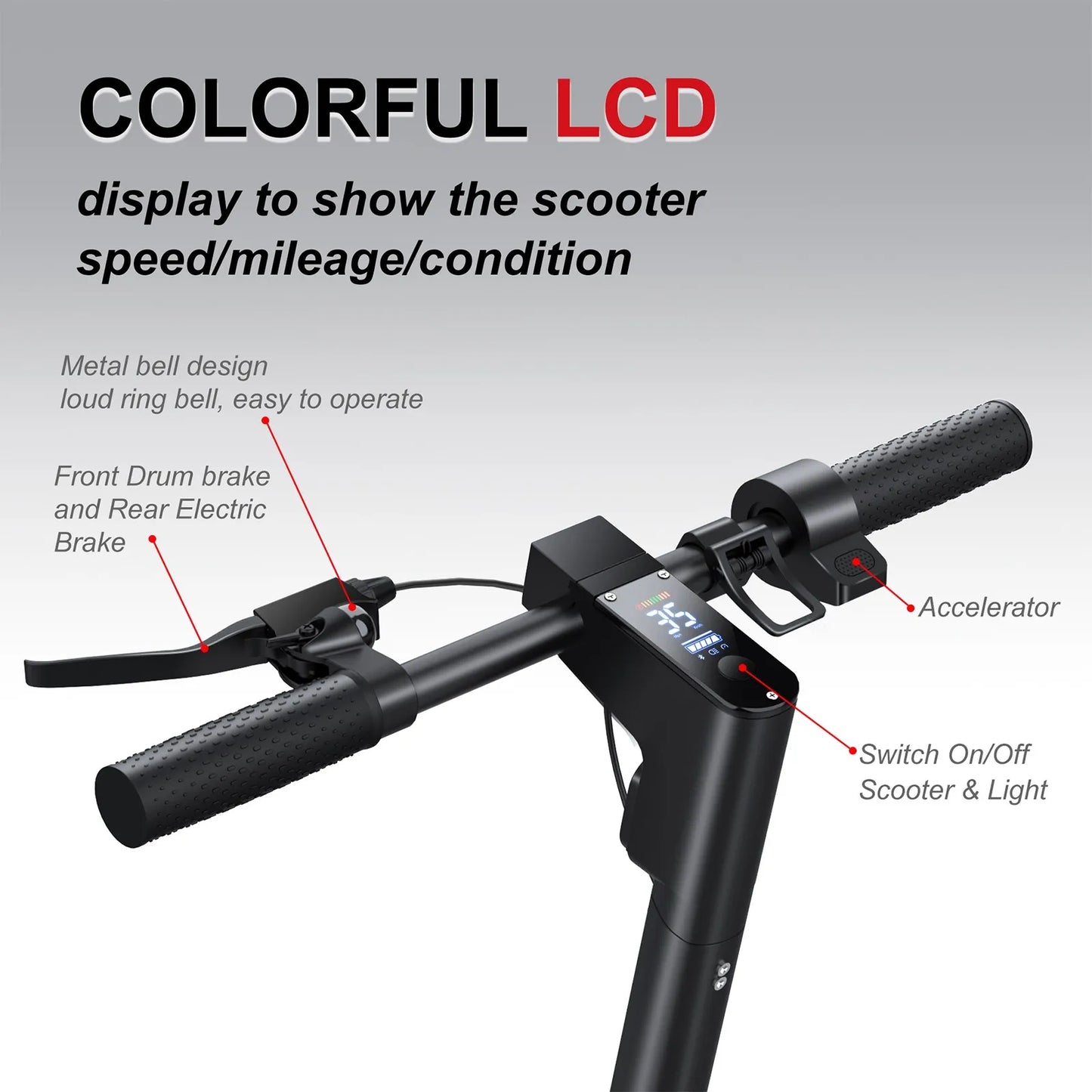 Electric Scooter ESMAX 1000W, 42V - 14.5AH Battery, 10 Inch wheels, Shock Absorption & 35 Km/H Speed