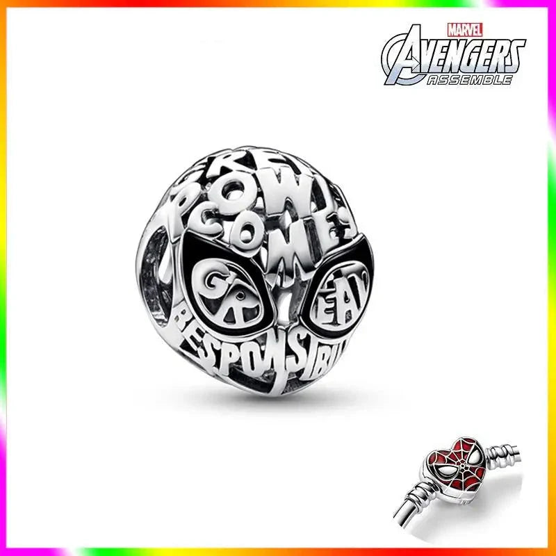 Marvel Charms Fit Pandora Bracelet 925 Silver