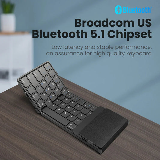 Bluetooth Folding Keyboard with Touchpad