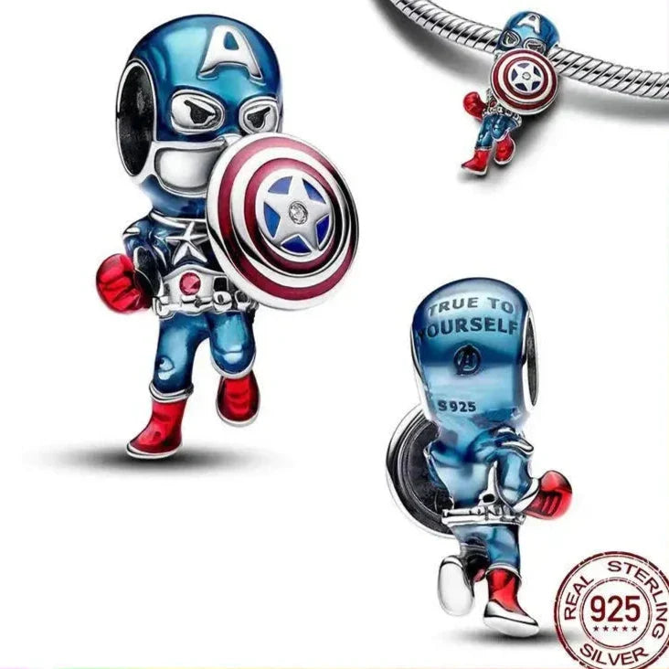 Marvel Charms Fit Pandora Bracelet 925 Silver