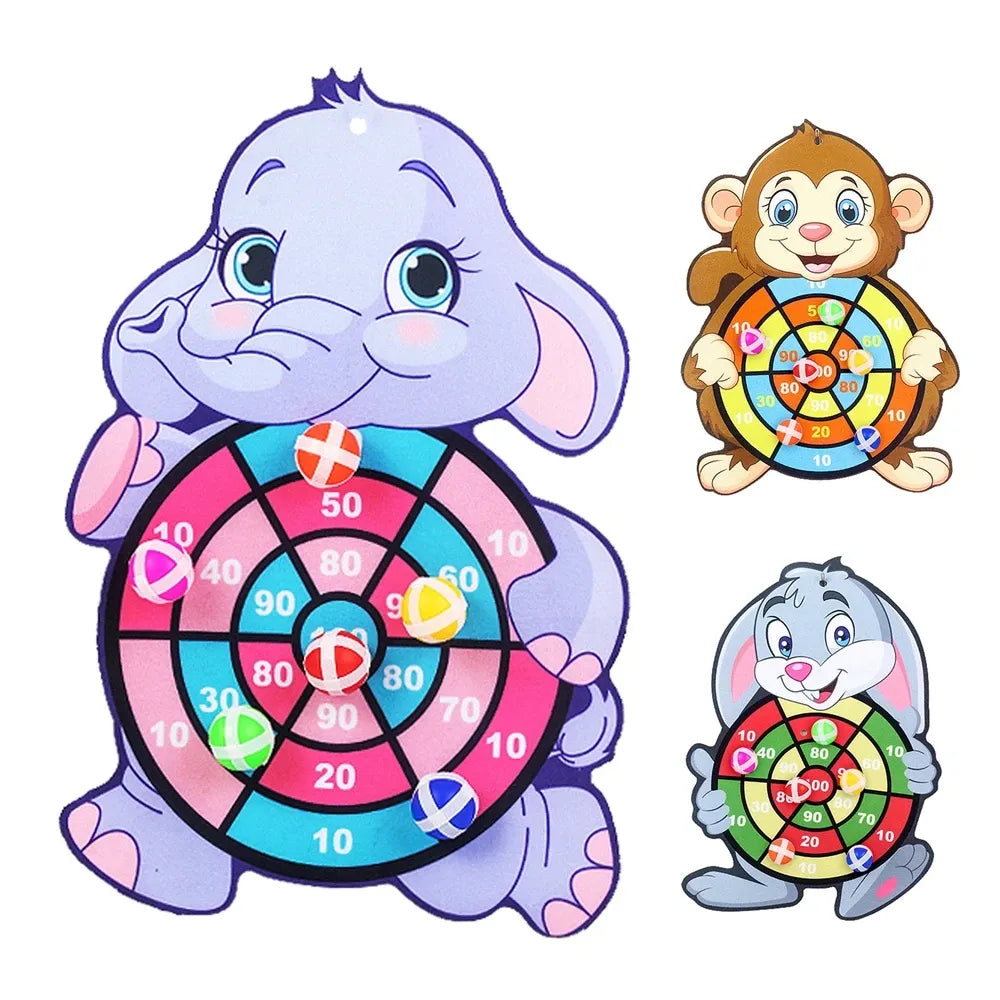 Montessori Sport Slingshot Target Sticky Ball Dartboard for Kids