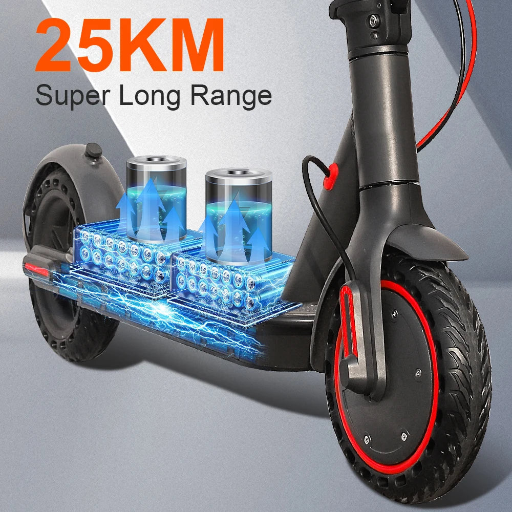 Electric Scooter 365TUYA Maximum speed 31km/h, 25KM, Battery 36V 7.5Ah, Foldable & Portable