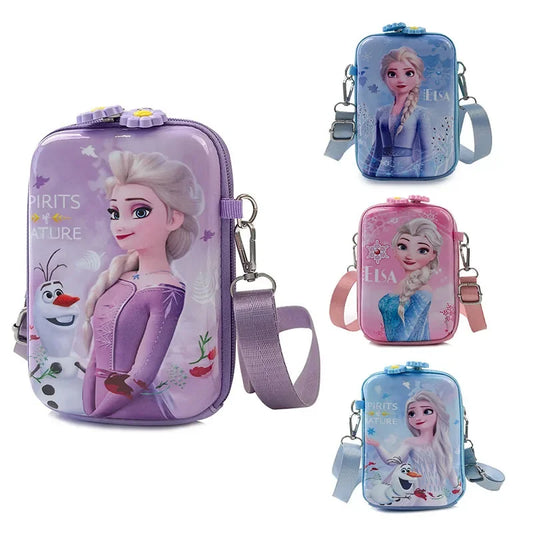 Disney Frozen Cartoon Princess Cute Makeup & Jewelry Bag Box