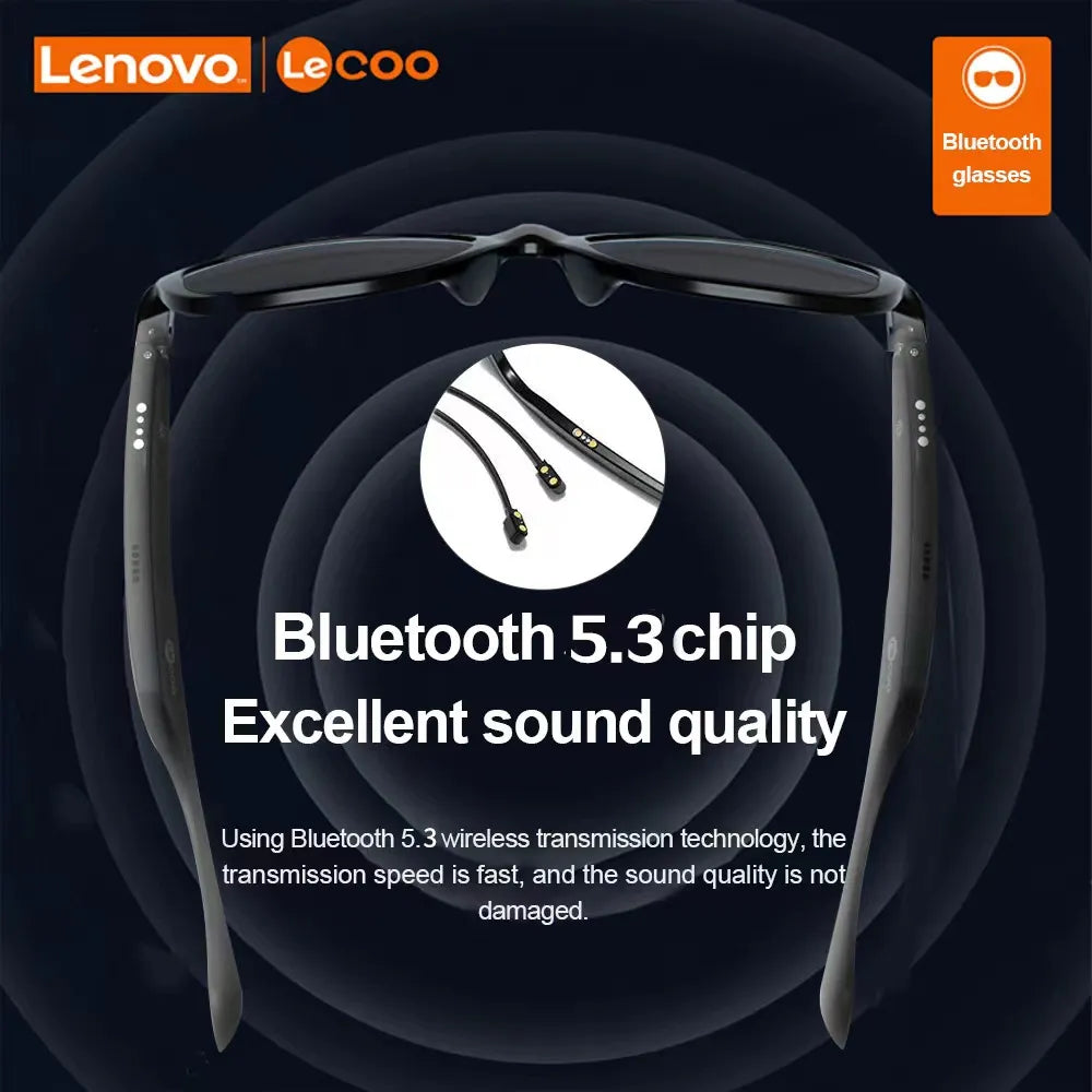 Lenovo Lecoo C8 Lite Smart Glasses Headset Bluetooth 5.3