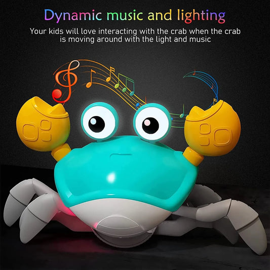 Crab Auto-sensing Function With Music and Light